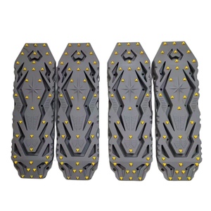 Maxtrax Offroad Recovery Tracks PP Material Black Red Grey <span class=keywords><strong>4x4</strong></span> SUV Sand Snow Mud <span class=keywords><strong>Traction</strong></span> Step Bar - Product Image 1