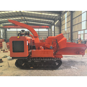 Best-selling Large Mobile <strong>Tree</strong> Branch <strong>Crusher</strong> Log Wood Chipper with Intelligent - Product Image 1