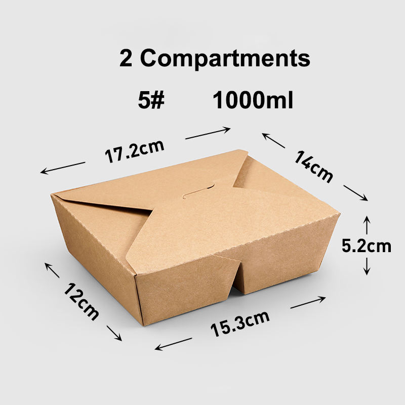5 #-1000ml- 2 compartimientos