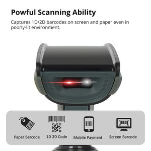 Luckydoor DS230BT 2d scanner de <span class=keywords><strong>code</strong></span> qr sans fil bluetooth 2.4G scanner de <span class=keywords><strong>code</strong></span> à barres usb avec base de chargeur - Product Image 4