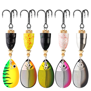 <span class=keywords><strong>Esca</strong></span> da <span class=keywords><strong>Pesca</strong></span> Spinner 10g, Esche Rigide in 5 Colori, Esche Rotanti <span class=keywords><strong>con</strong></span> Ami e Occhi 3D, <span class=keywords><strong>Esca</strong></span> <span class=keywords><strong>Artificiale</strong></span> in Metallo - Product Image 2