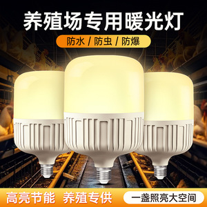 Led <b>Bulb</b> E27 Warm <b>White</b> Light High Brightness Indoor Energy Saving Home Lighting PC Lampshade Full Sealed Design - Product Image 5