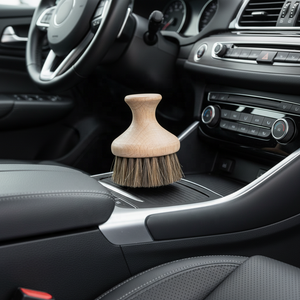 Cepillo de Limpieza para Interiores de Auto LB008, Multifuncional, de Madera de Haya Natural, con Opción de Crin de Caballo y Fibra Vegetal - Product Image 5