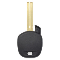 Car Transponder Smart Key Shell with Chip Plug Uncut Blade Key Fob Case Replacement Car Keys
