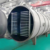 Grote industriële vacuümdroger voor het vriesdrogen van voedsel en fruit
