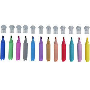 Surligneurs Kawaii Patte de Chat Bicolores – Lot de 12 – Surligneurs <span class=keywords><strong>Pastel</strong></span> Double Pointe Link Art pour Journal, École et Fournitures de Bureau - Product Image 5