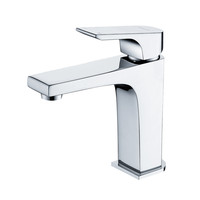 Robinet de lavabo à débit bas monté sur un pont de hauteur moyenne Standard du brésil pour salle de bain