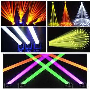 Projecteur de scène à tête mobile Coral 295W Beam, contrôle DMX512 4 degrés, <span class=keywords><strong>ampoule</strong></span> <span class=keywords><strong>halogène</strong></span> IP33, 16 canaux, effet de changement de couleur, Ra80, pour discothèque, concert, DJ - Product Image 5