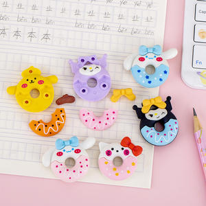 Venta caliente Kawaii dibujos animados lindo Donut borrador estudiante papelería volver a la escuela - Product Image 4