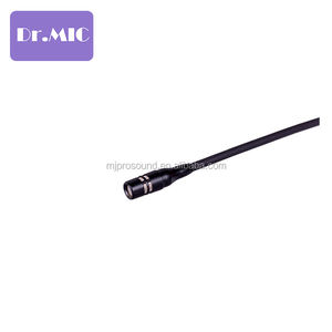 Mini micrófono <span class=keywords><strong>profesional</strong></span> negro para diadema para comunicación inalámbrica Body-Pack por cable para Meeting Show Performance - Product Image 2