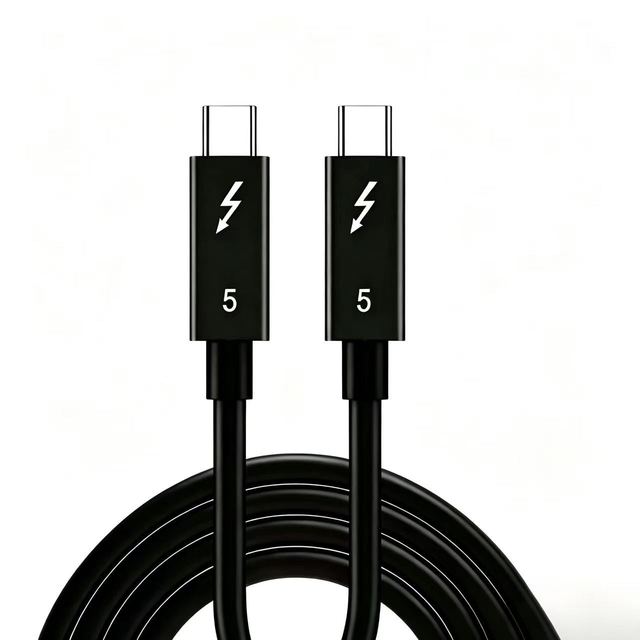 Thunderbolt 5 Data Cable "240W USB-C to C Cable 80Gbps Data Transfer 120Gbps Bandwidth  "