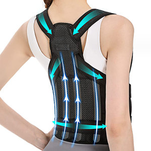 <span class=keywords><strong>Correcteur</strong></span> <span class=keywords><strong>de</strong></span> <span class=keywords><strong>posture</strong></span> réglable pour hommes avec sangle dorsale et soutien des épaules - Product Image 2