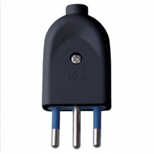 Ecova piccolo attacco 10 Ampere spine e prese elettriche nere - Product Image 1