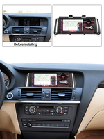 Estéreo para Auto MEKEDE Android 13 8+128G ID8 para BMW X4 F26 X3 F25 2011-2017 Cic Nbt con Control por Voz, Video, Audio, GPS y Car-play