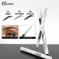 Crayon à sourcils liquide longue tenue waterproof à pointe fine pour sourcils clairsemés et fins, marque privée