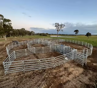 Cerca para Ganado, Recinto Metálico Resistente para Protección de Animales de Granja, Anti-Obstrucción, Personalizable, Ecológico e Impermeable