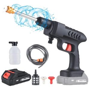 Pistola pulverizadora de agua de <span class=keywords><strong>3</strong></span> modos vapor Hormy hogar portátil recargable 20V lavado de coches pistola de lavado de coches lavadora a presión - Product Image 5