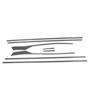 Bandes décoratives complètes en acier WZXD pour le style automobile, accessoires extérieurs, couvre-fenêtres pour - Product Image 6