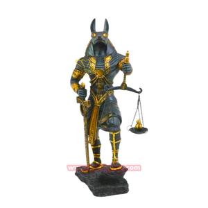 Estatua del Dios Egipcio Anubis en Oferta, Tallada a Mano en Fibra de Vidrio con Material de Resina - Product Image 2
