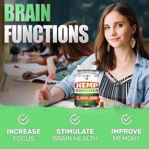 Gommes à l'huile de chanvre d'ours de marque privée gommeuses au chanvre haute puissance supplément naturel de sommeil vitamines gommes au chanvre - Product Image 3