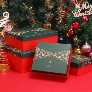 Hersteller Premium Large Color Karton Papier Mailing Weihnachten GIF Box Benutzer definiertes Logo Gedruckte Wellpappe Versand verpackung Box
