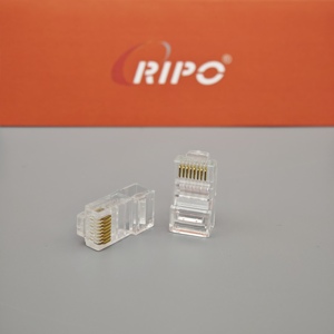 Oferta Especial: Conector RJ45 Cat6 UTP 8P8C, Bloque de Terminales Chapado en Oro de 50u (4 Arriba, 4 Abajo) para Cableado de Centros de Datos - Product Image 4