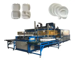 Food Container Plastic Foaming Machine Automatic Manufacturing PS Disposable Plates Trays