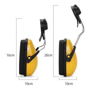Protectores Auditivos Plegables para Construcción, Material ABS y PU, Orejeras de Seguridad con Reducción de Ruido para Casco - Product Image 2