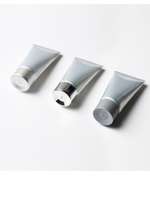 Tubo de Aluminio y Plástico Plateado Brillante de 50 ml con Logotipo Personalizado, Tubo Exprimible para Crema de Manos, Cuidado Facial, Pasta de Dientes - Product Image 4