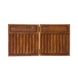 Caja de Almacenamiento de Cigarros de Diseño Contemporáneo de Alta Gama, Acabado en Laca de Madera de Cedro, Caja de Regalo Ecológica con Ventana de Vidrio y Cerradura para Viaje - Product Image 2