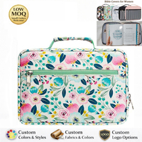 Nouvelle Housse de Voyage Personnalisée en Polyester avec Fermeture Éclair pour Bible, Étui de Protection Durable et Portable pour Livres Sacoches de Prierie