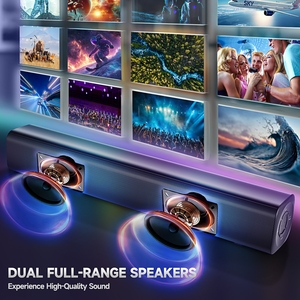 Đa Phương Tiện Nhà Theatre Hệ Thống Thiết Bị Âm Thanh 120W Có Dây Loa Siêu Trầm <span class=keywords><strong>TV</strong></span> Soundbar Với LED Hiển Thị AUX Điều Khiển Từ Xa Loa - Product Image 4