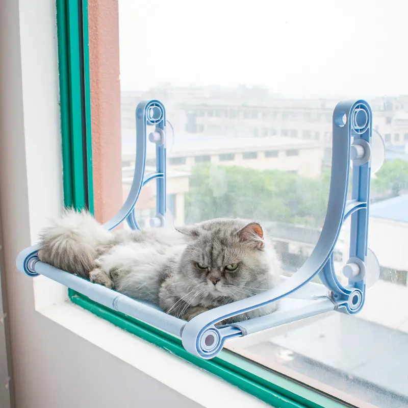 Кота окуня окна кошка пижамы для малыша гамак окна Китти подоконник при помощи присосок для кошек