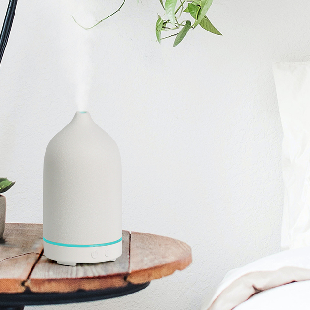 100ML Clay Ceramic Aromatherapy Nature Ceramic Diffuser Stone Ultrasonic Essential Oil Diffuser