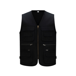 سترة عمل رجالية متعددة الجيوب من القطن 100٪، متينة وقابلة للتنفس - Product Image 4