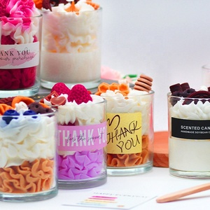 Sang Trọng Cà Phê Đậu Nành Sáp Nến Thơm Nhãn Hiệu Riêng Thơm Mini Trang Trí Lọ Thủy Tinh Nến Hộp Quà Tặng Bao Bì - Product Image 6