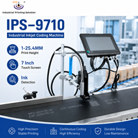Machine de codage de lot IPS-9710 pour date d'expiration, logo, code QR, code-barres, numéro de lot pour sacs en plastique, sacs tissés et métal