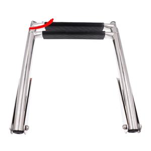 FOYO Offre Spéciale Accessoires de Bateau Marin 304 En acier inoxydable 2 étape Au-dessus de Plate-Forme Télescopique Échelles Pour bateau Et Yacht - Product Image 1