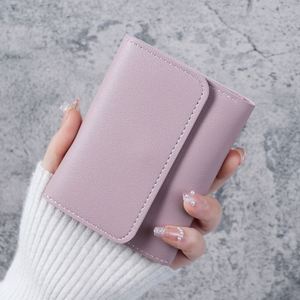 Chic <b>Small</b> <b>Wallet</b> for Women Minimalist Card Holder Slim Tri-fold Coin Purse Elegant Portable Ladies Handbag Accessories Gift - Product Image 1