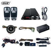 OVI 8100 Système d'alarme de voiture avec démarrage à distance, démarrage par bouton-poussoir, entrée sans clé PKE, système d'allumage à distance pour Audi A5 2010-2019, Plug-and-play