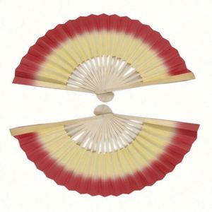 21Cm or 23Cm Custom Paper <b>Hand</b> <b>Fan</b> Bamboo <b>Hand</b> <b>Fan</b> for Party or Advertise - Product Image 2