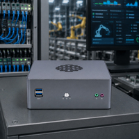 Computadora de Escritorio Compacta Qotom Q70600P Intel de 6.ª, 7.ª, 8.ª y 9.ª Generación, Doble DDR4, LAN Gigabit y Múltiples Puertos USB, Mini PC Barebone