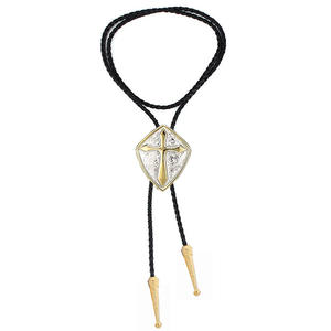 Cravatta in bolo incrociato da <span class=keywords><strong>cowboy</strong></span> occidentale vintage vintage di alta qualità - Product Image 5