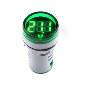 DIY Mini Digital-Voltmeter 22mm Rund DC 6-100V Spannungsmesser Monitor <span class=keywords><strong>LED</strong></span>-Anzeige Pilotlampe Leistungsanzeige - Product Image 4