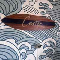 Nom personnalisé Mini Surfboard Decor-Planche de surf Decor Planche de surf en bois Planche de surf décorative Baby Name Sign