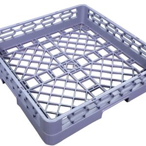 Chariot à roulettes pour lave-vaisselle Goodman Restaurant, en plastique PP, usage commercial en cuisine, plateau plat, transparent/gris/brun, 66x54x85cm - Product Image 6