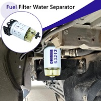 [États-Unis en stock] Kit de séparateur d'eau de carburant marin S3213 avec filtre de 10 microns Compatible Mercury 35/35-60494-1 3/8 pouces NPT