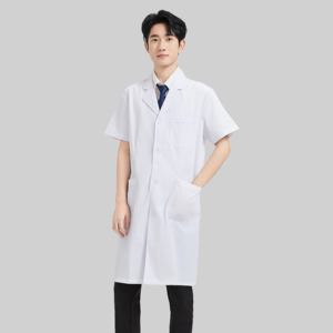 Blouse médicale personnalisée avec logo pour hommes et femmes, blouse de laboratoire blanche à col cranté, robe de médecin à manches longues, robe chirurgicale d'hôpital - Product Image 2