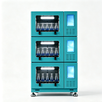 Incubadora de Agitación Iluminada Apilable IKEME 20000Lux para Cultivo de Células Vegetales, Algas y Microbios de Laboratorio, Agitador de Luz Fría de Espectro Completo