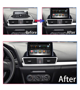 เครื่องเสียงรถยนต์ Android DVD เครื่องเล่นสเตอริโอรถยนต์สำหรับ Mazda <span class=keywords><strong>3</strong></span> 2014-2016ระบบนำทาง GPS อัตโนมัติวิทยุ - Product Image 2